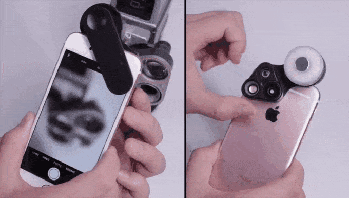 Revolving Design - switch lenses is just a flick away