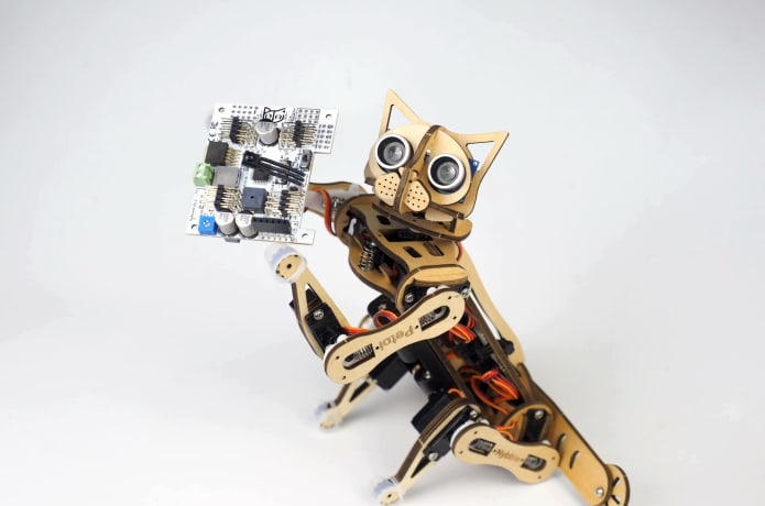 Nybble World s Cutest Open Source Robotic Cat Indiegogo