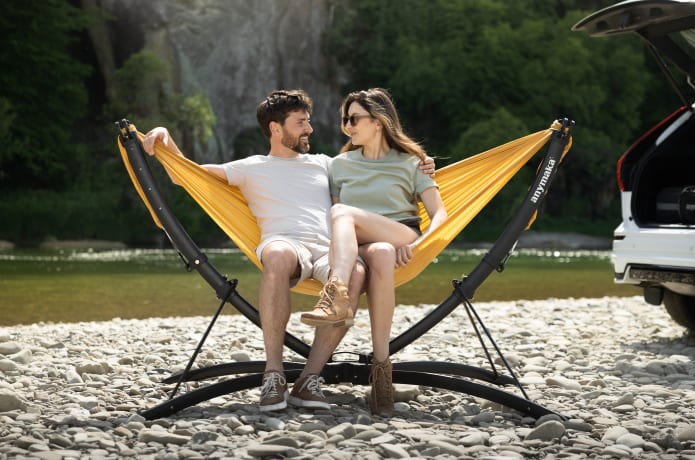 Portable hammock top