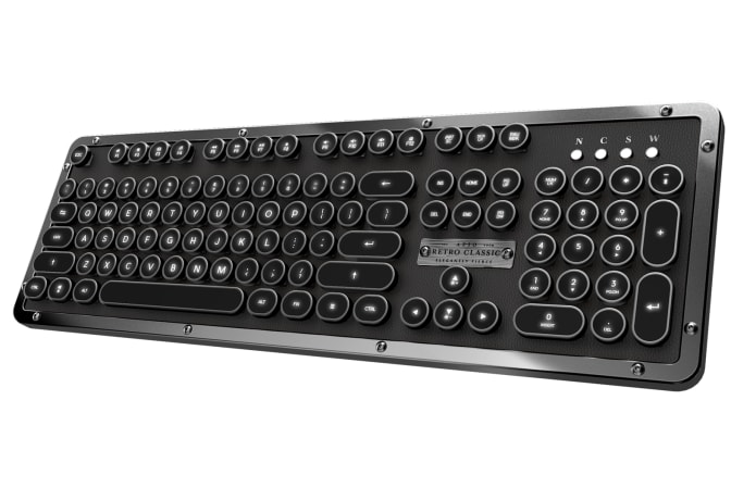 Azio Industry First Luxury Vintage Keyboard | Indiegogo