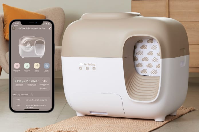 PetSnowy: The Innovative Self-Cleaning Litter Box | Indiegogo 