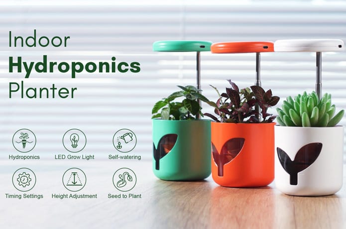 Plant pot with grow light new arrivals