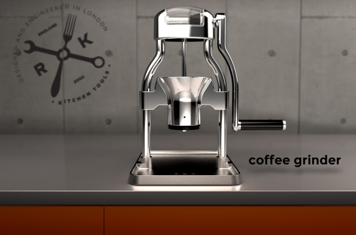 The revolutionary ROK Coffee Grinder Indiegogo
