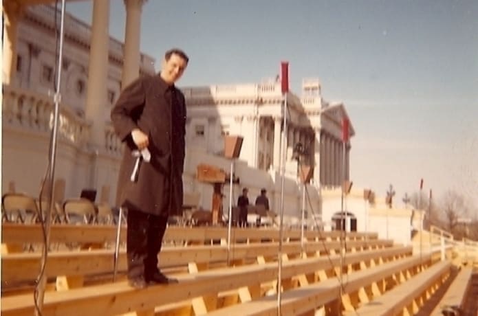Bill Hanley 1965 Lyndon B. Johnson Presidential Inauguration photo from Hanley collection.