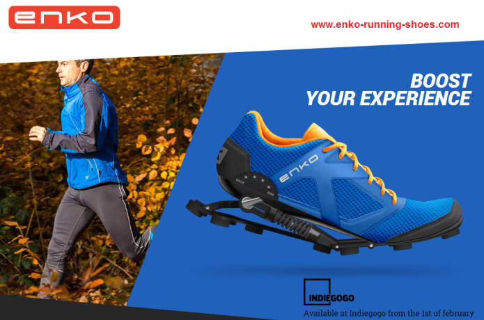 ENKO Running Shoe Comfort and Power Indiegogo