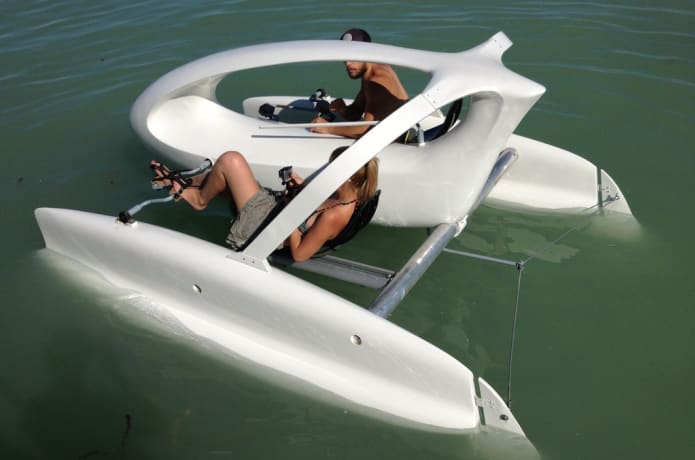 The race water bike High speed with zero emission Indiegogo