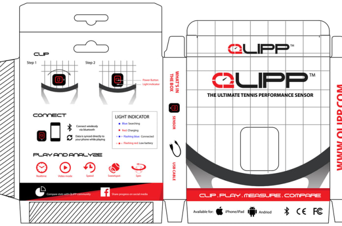 QLIPP - The Ultimate Tennis Performance Sensor | Indiegogo