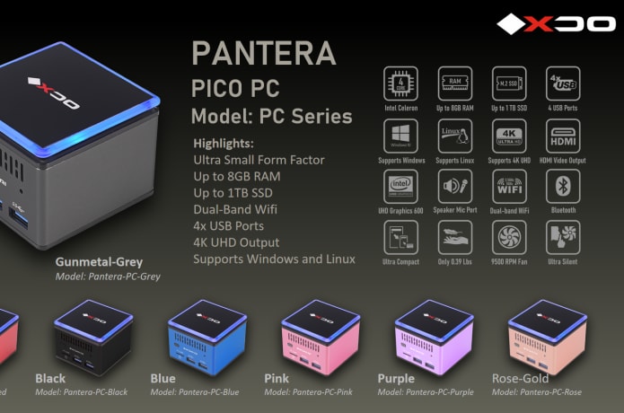 新品✨世界最小クラス Pantera Pico PC 256GB ミニPC✨