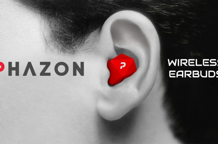 Phazon Wireless Earbuds Guaranteed Not to Fall Indiegogo
