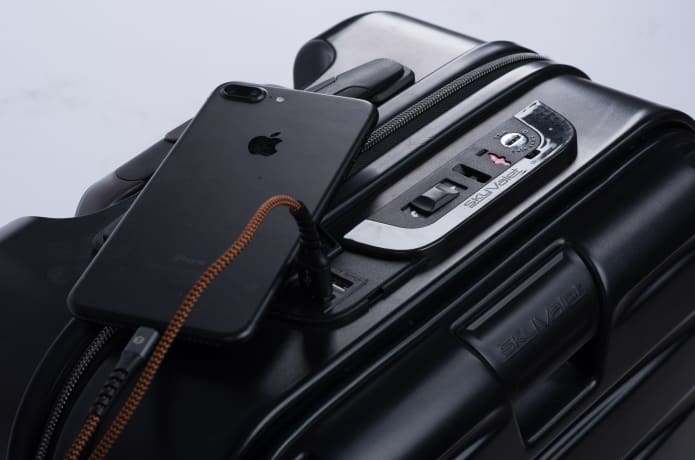SkyValet Luggage Smart Luggage with Shark Wheels Indiegogo