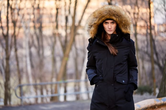 Smart parka coat new arrivals