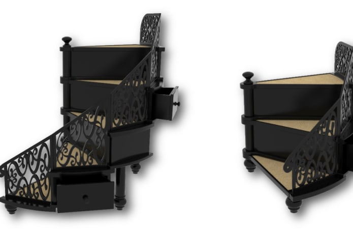 Going To The Dogs World s First Spiral Pet Stairs Indiegogo