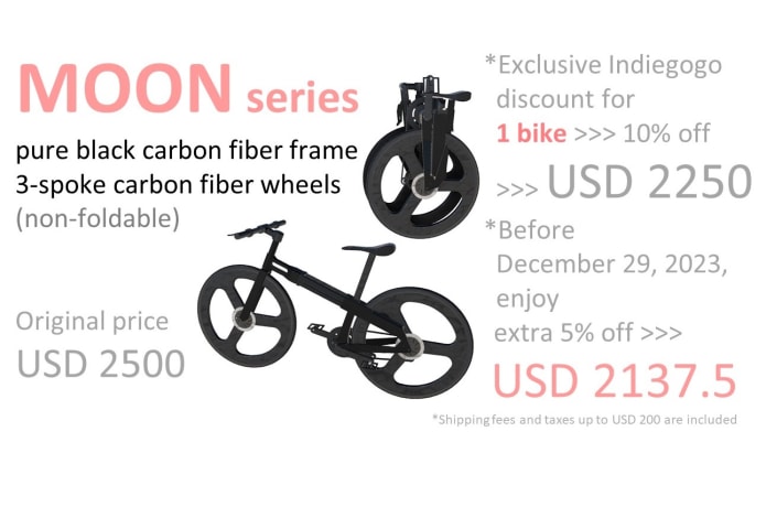 SD1 foldable bike with foldable wheels Indiegogo