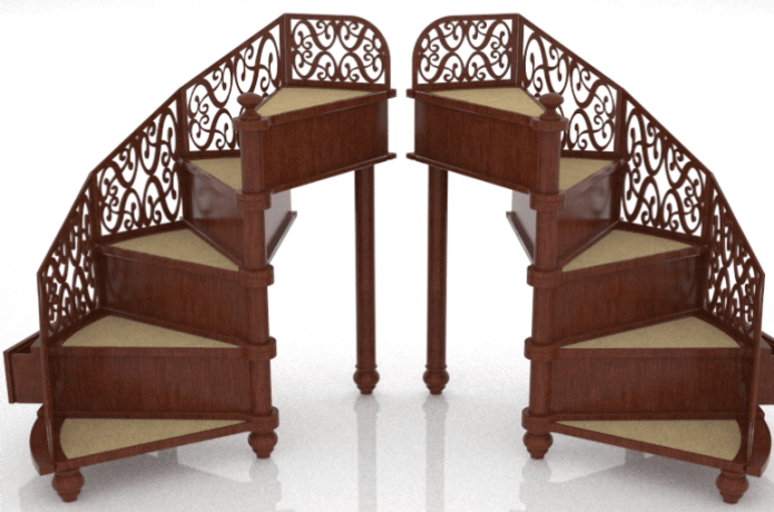 Dog spiral staircase 2025