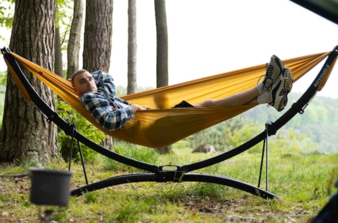Compact hammock stand shop