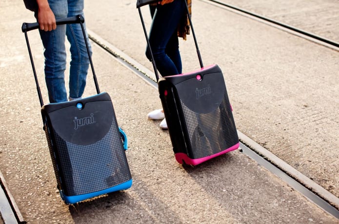 Jurni The Ultimate Sit On Carry on Suitcase Indiegogo