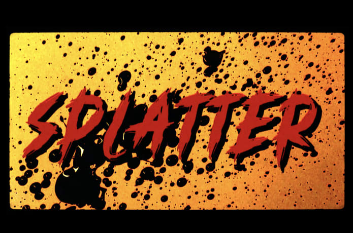 splatter blazers