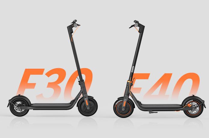 New electric scooters by Ninebot - F30 and F40