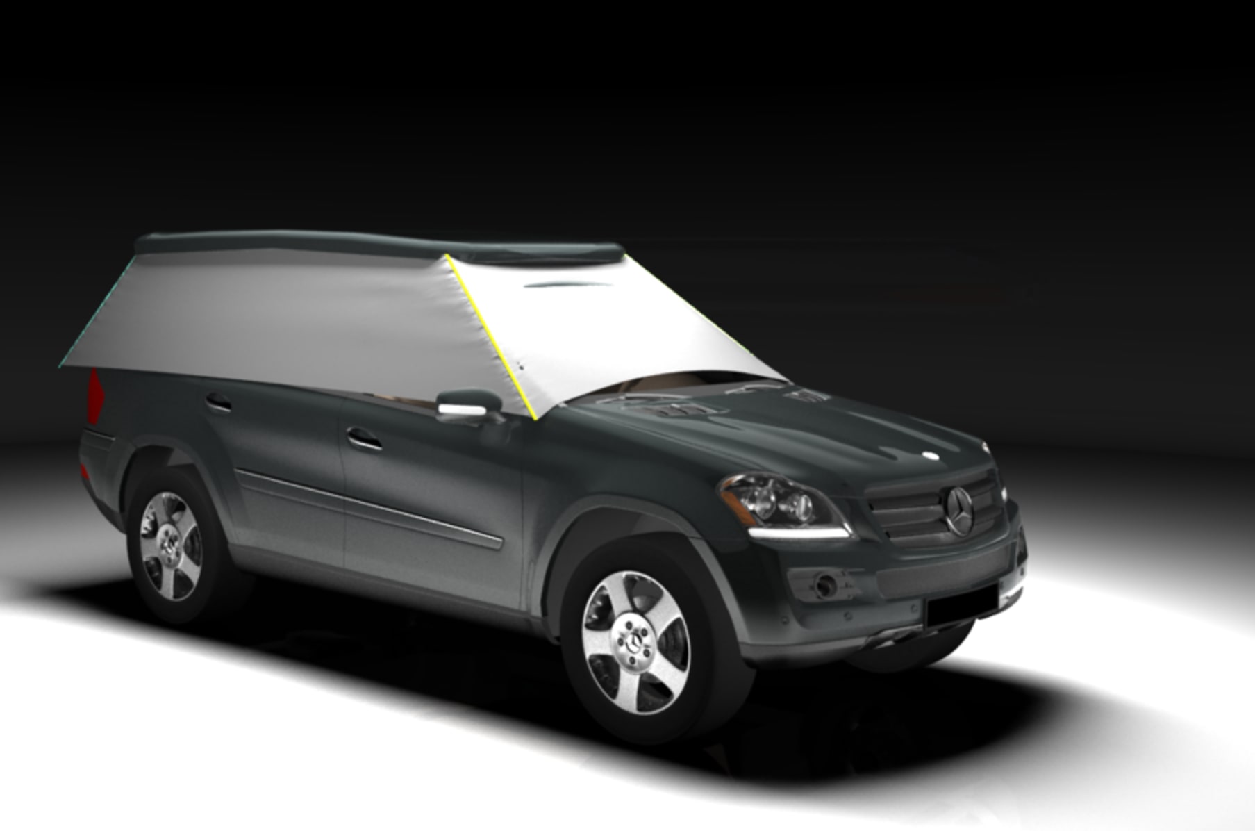 Automatic on sale windshield shade