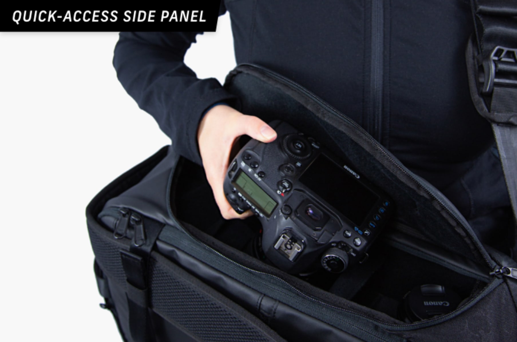 Easy access discount camera backpack