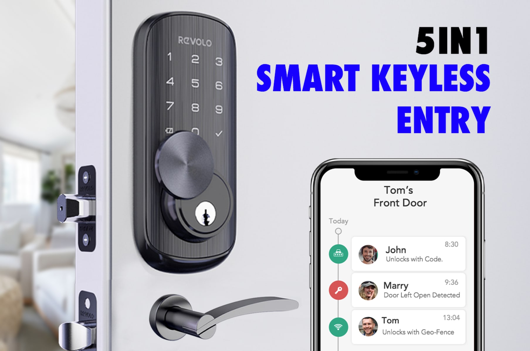 Wifi deadbolt on sale