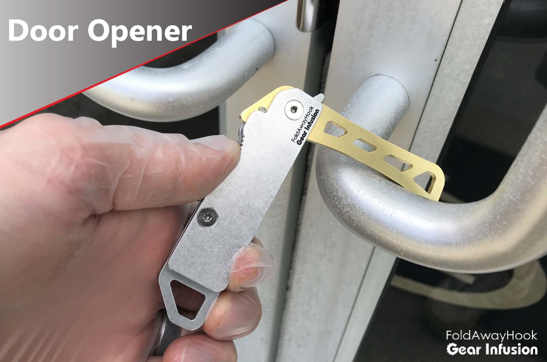 Foldawayhook Folding Brass Door Opener Tool Indiegogo