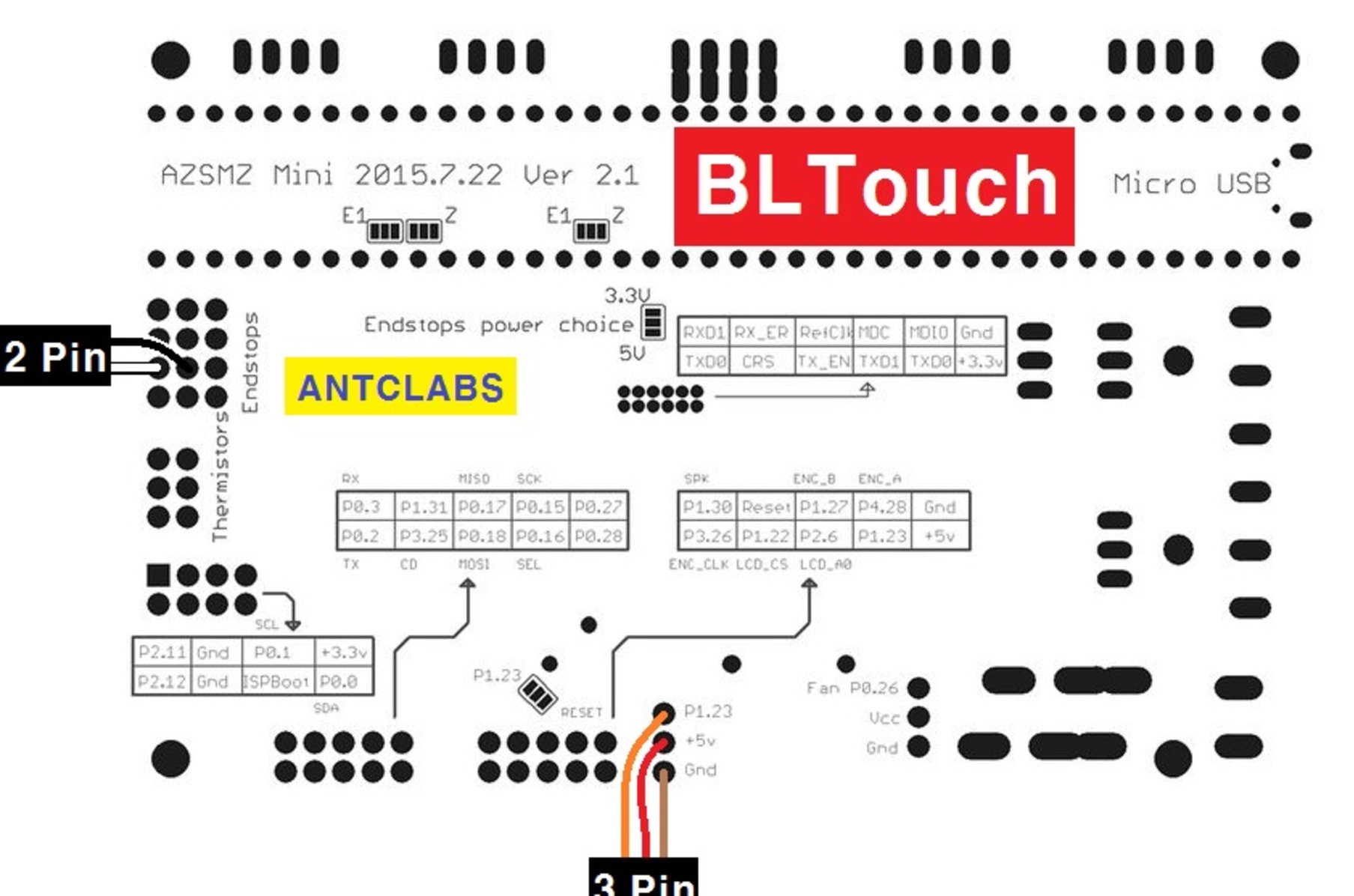 Bltouch Auto Bed Leveling Sensor For 3d Printers Indiegogo