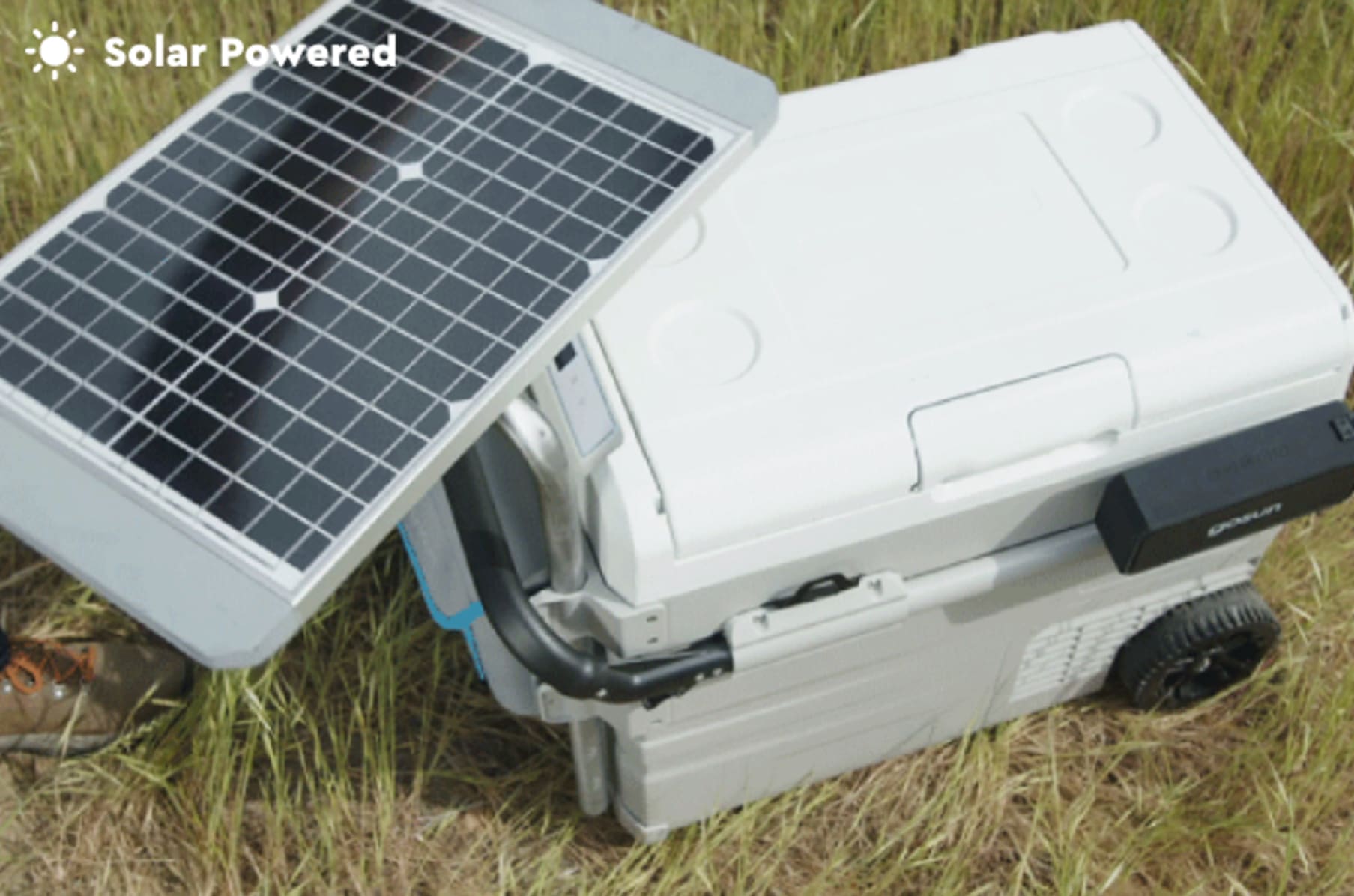 Solar powered cheap cool box