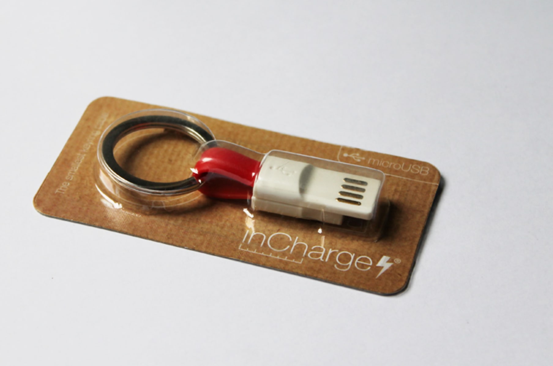 inCharge® Mini  The smallest MFi keyring cable in the world – Rolling  Square