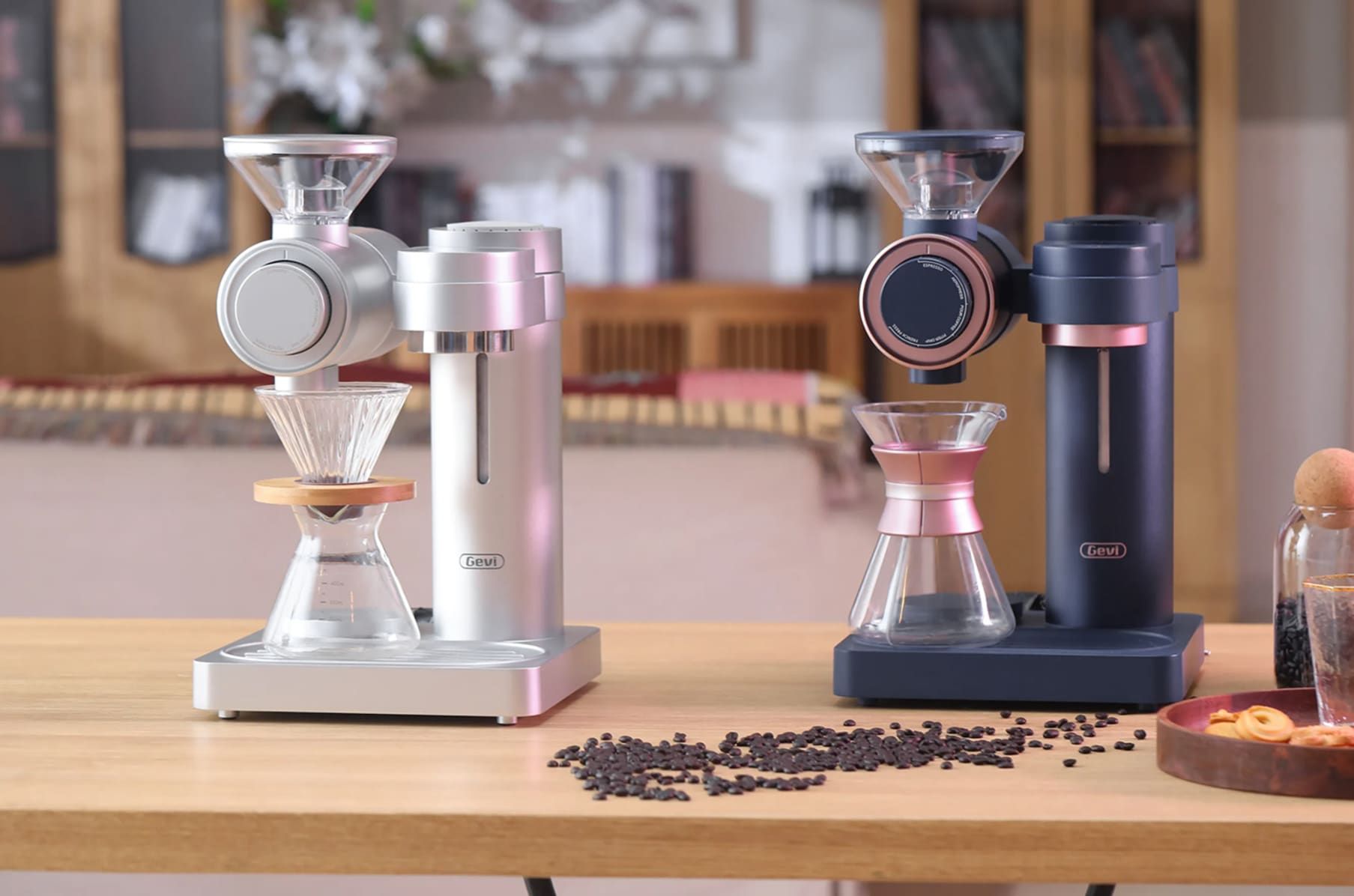 Coffee grinder for pour over top