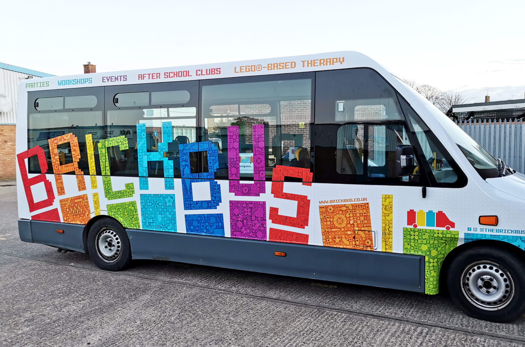 Lego sales party bus