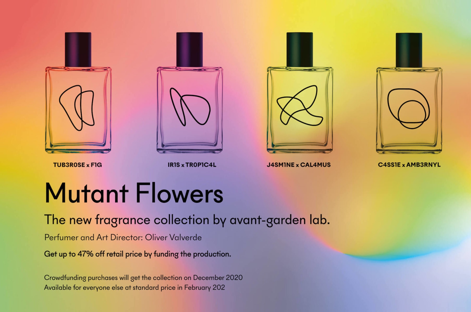 Mutant Flowers. 4 new perfumes by avant garden lab Indiegogo