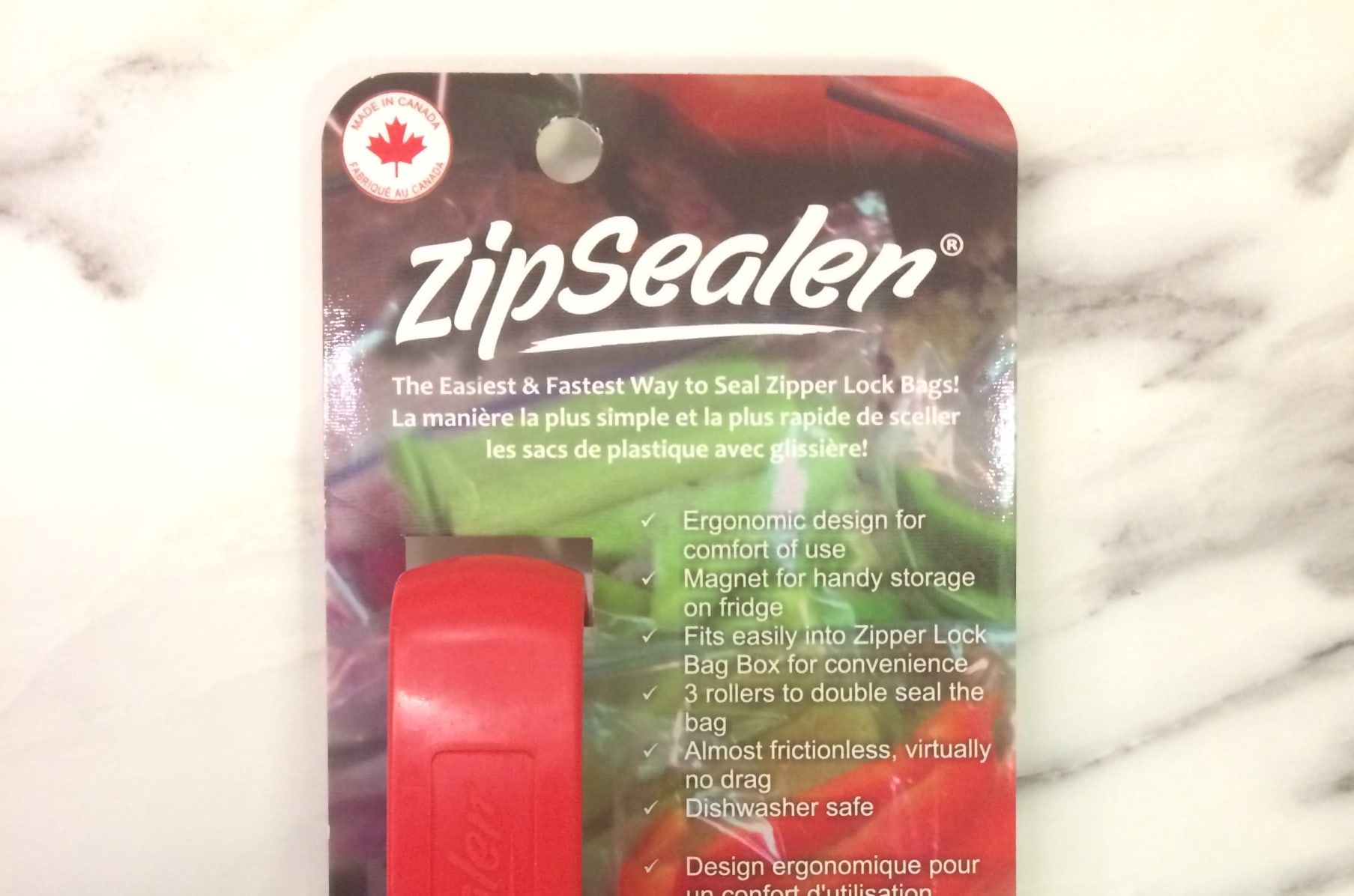 Zip lock 2025 bag closing tool
