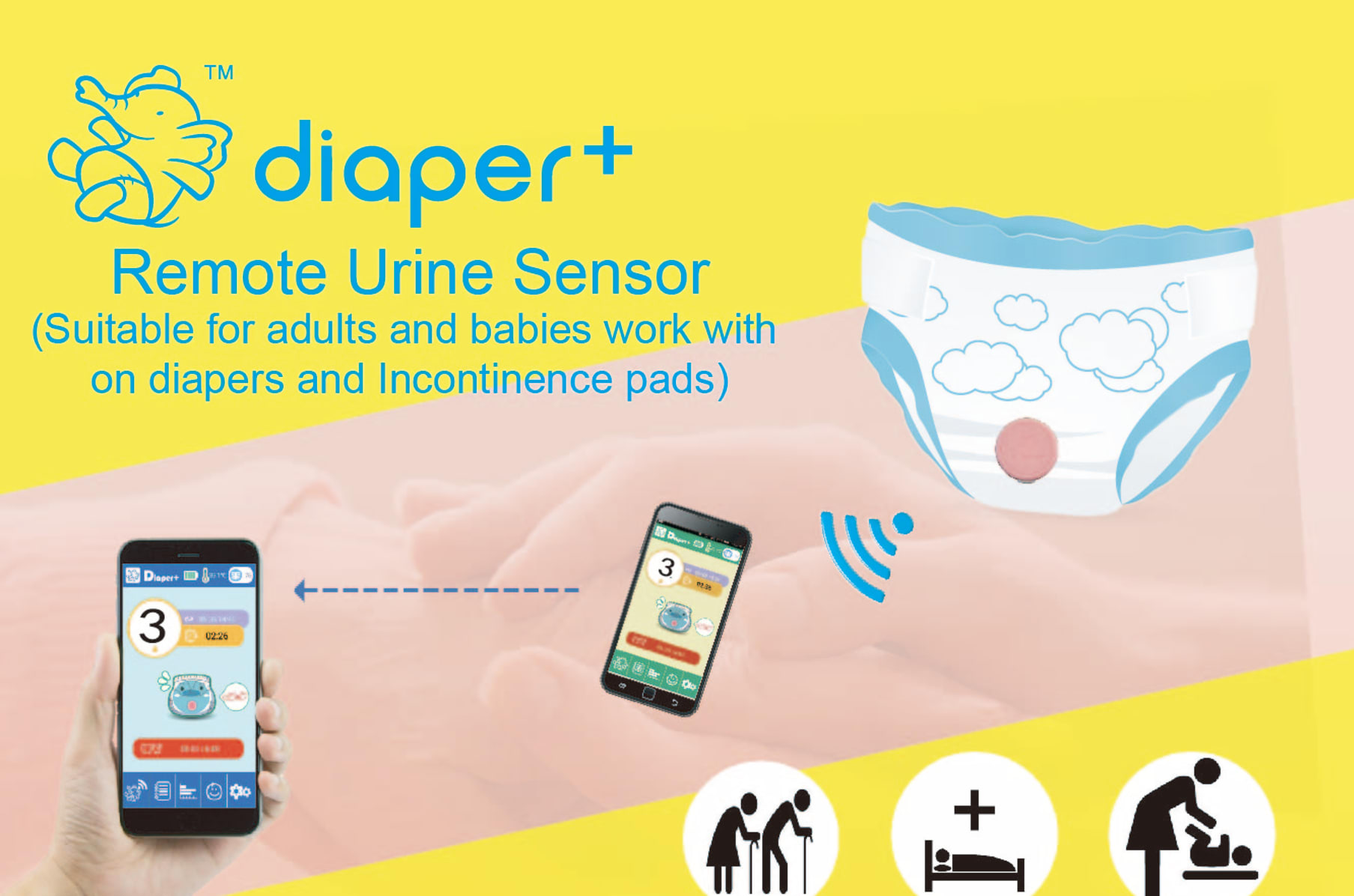 Pampers diaper monitor store