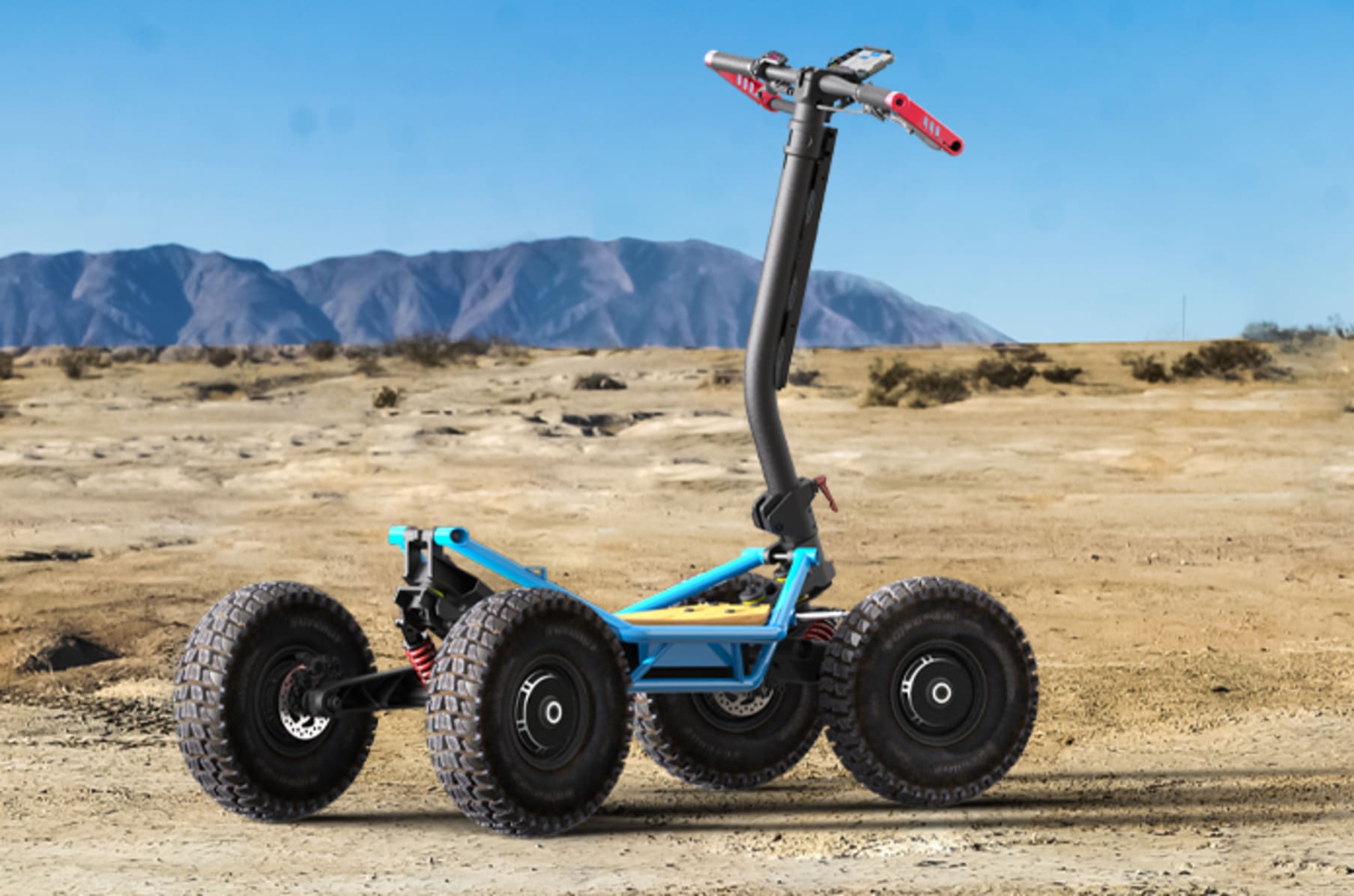 22HOP All Terrain 4WD E Scooter Foldable ATV Indiegogo