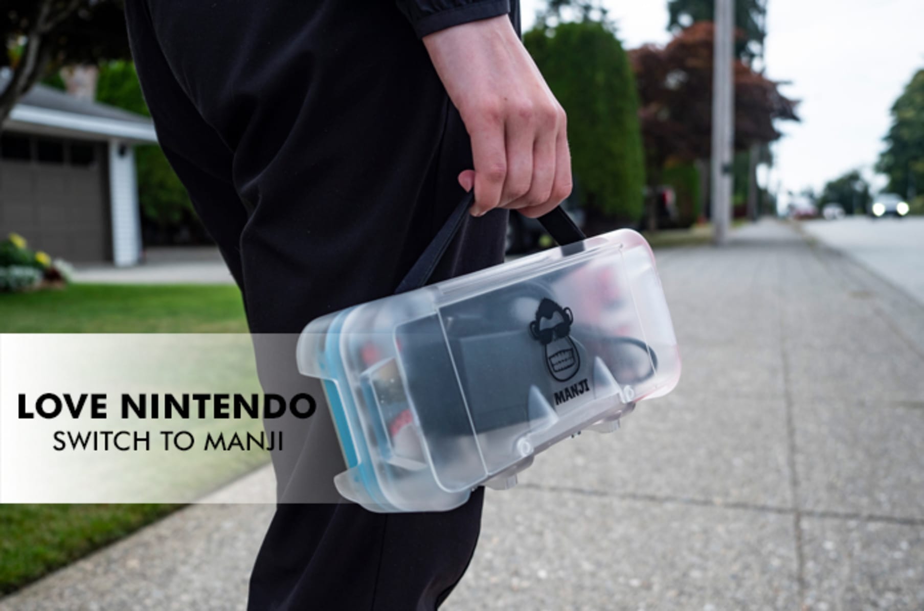 Manji nintendo switch case discount