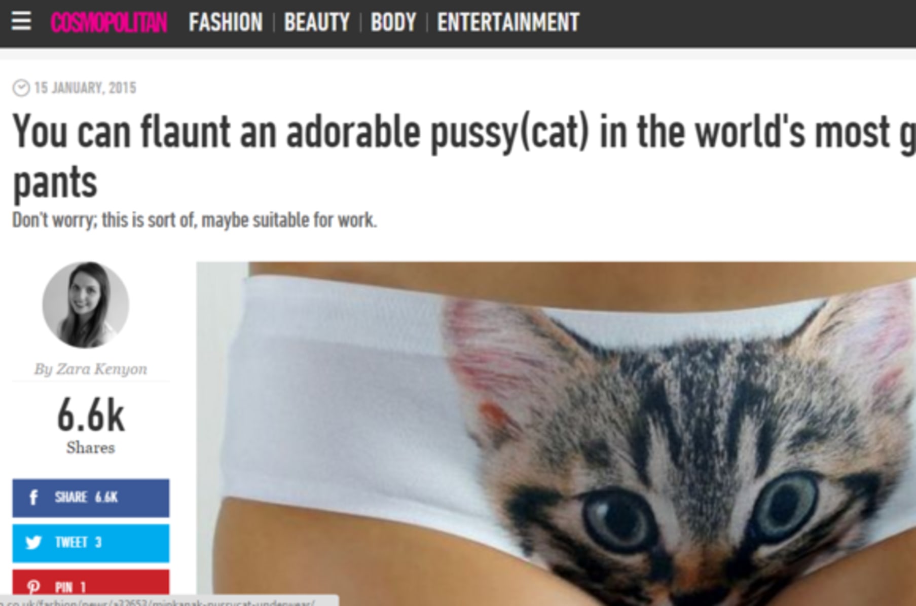 News – Tagged cat underwear – Lickstarter