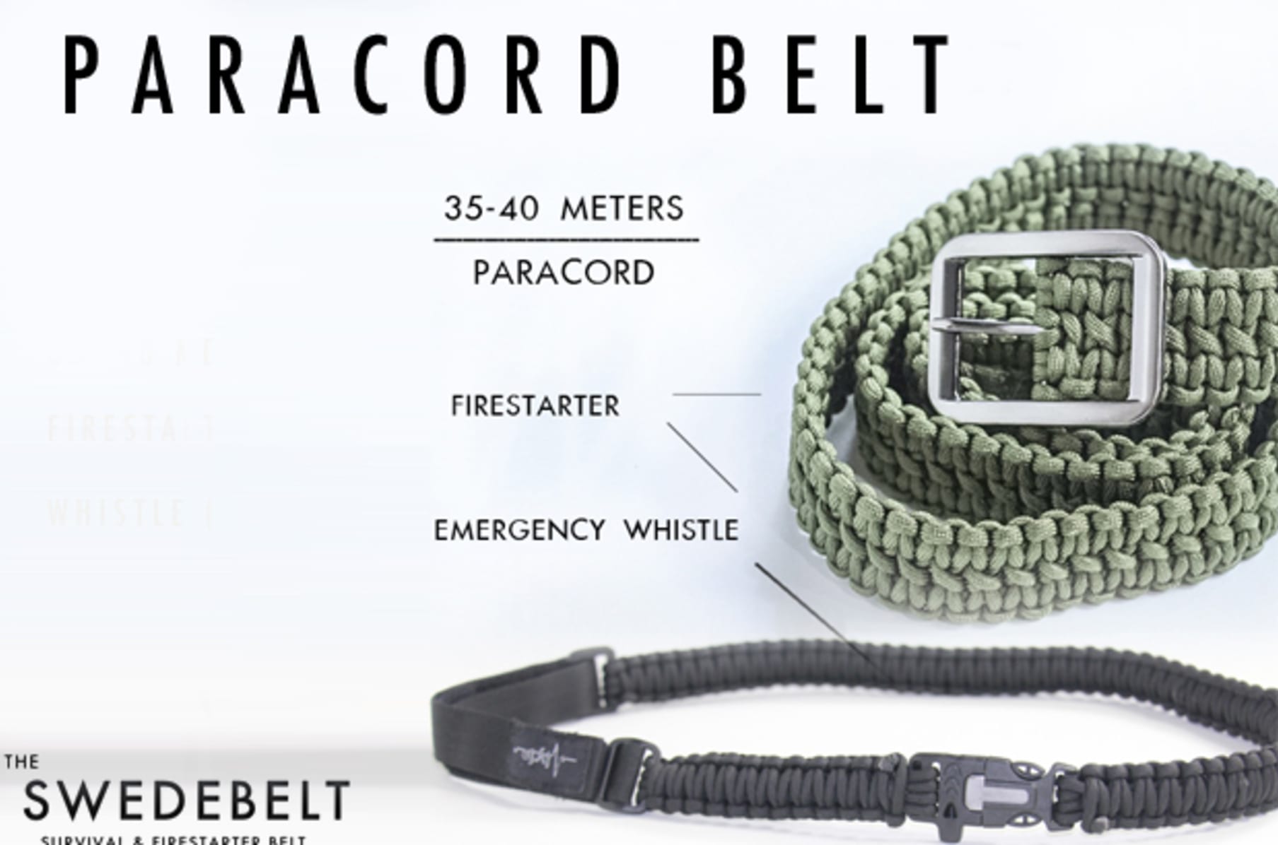 Firestarter Paracord Belt Indiegogo