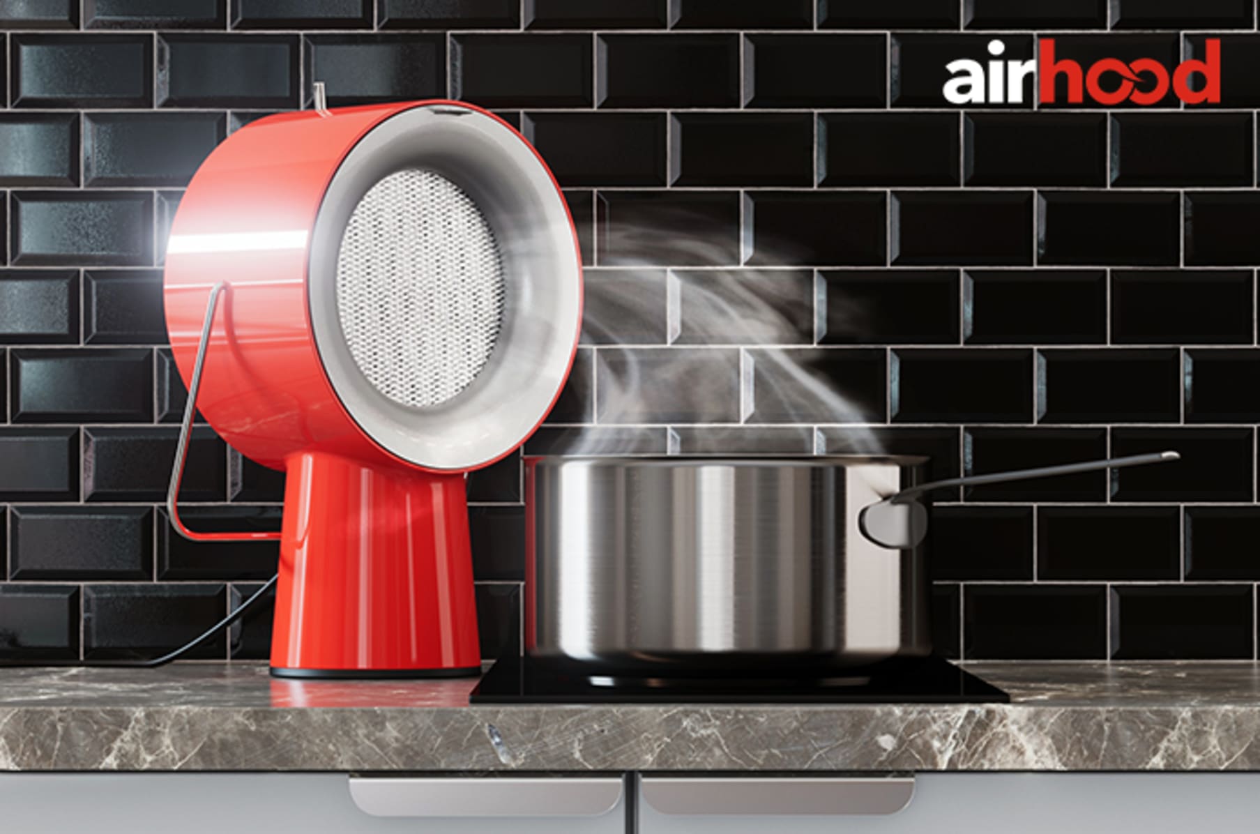 Portable online range hood