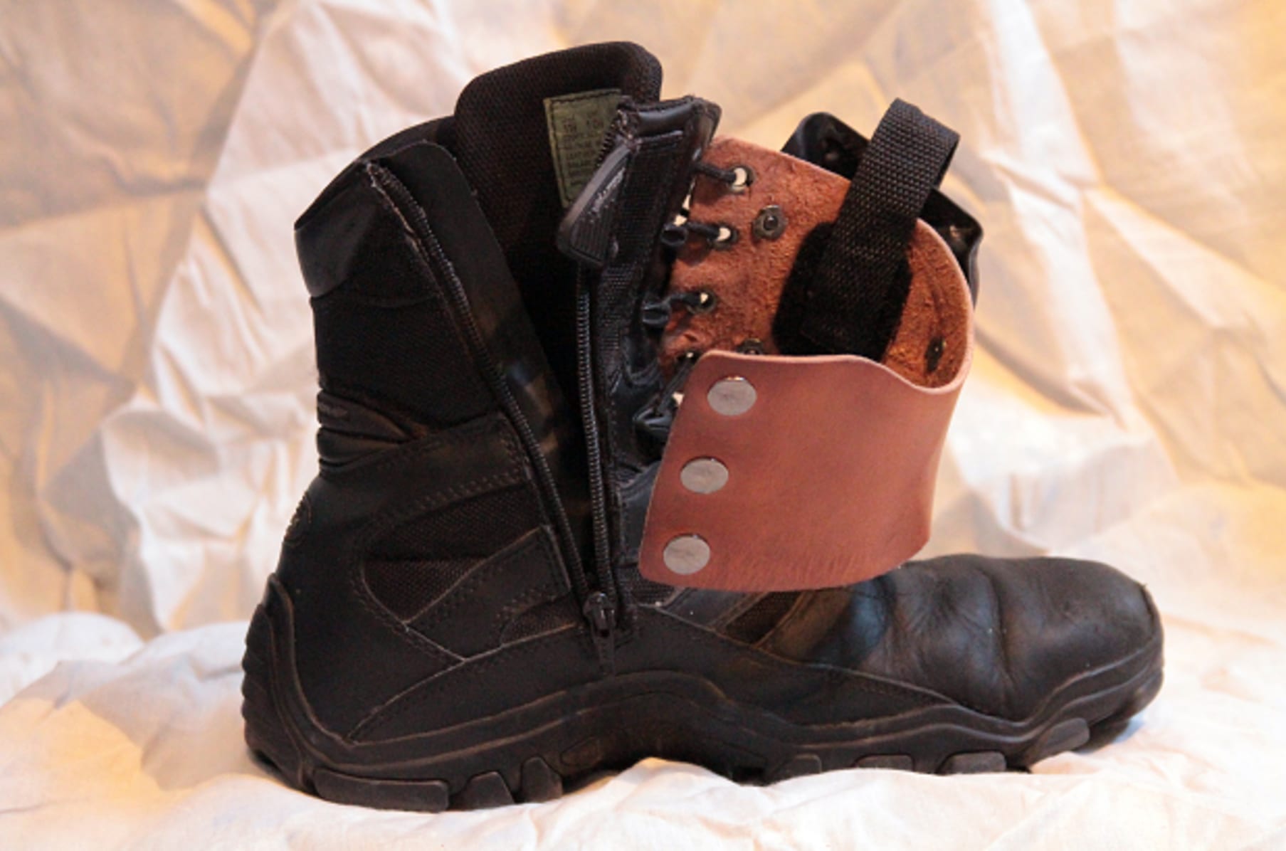 Lace on boot holster on sale