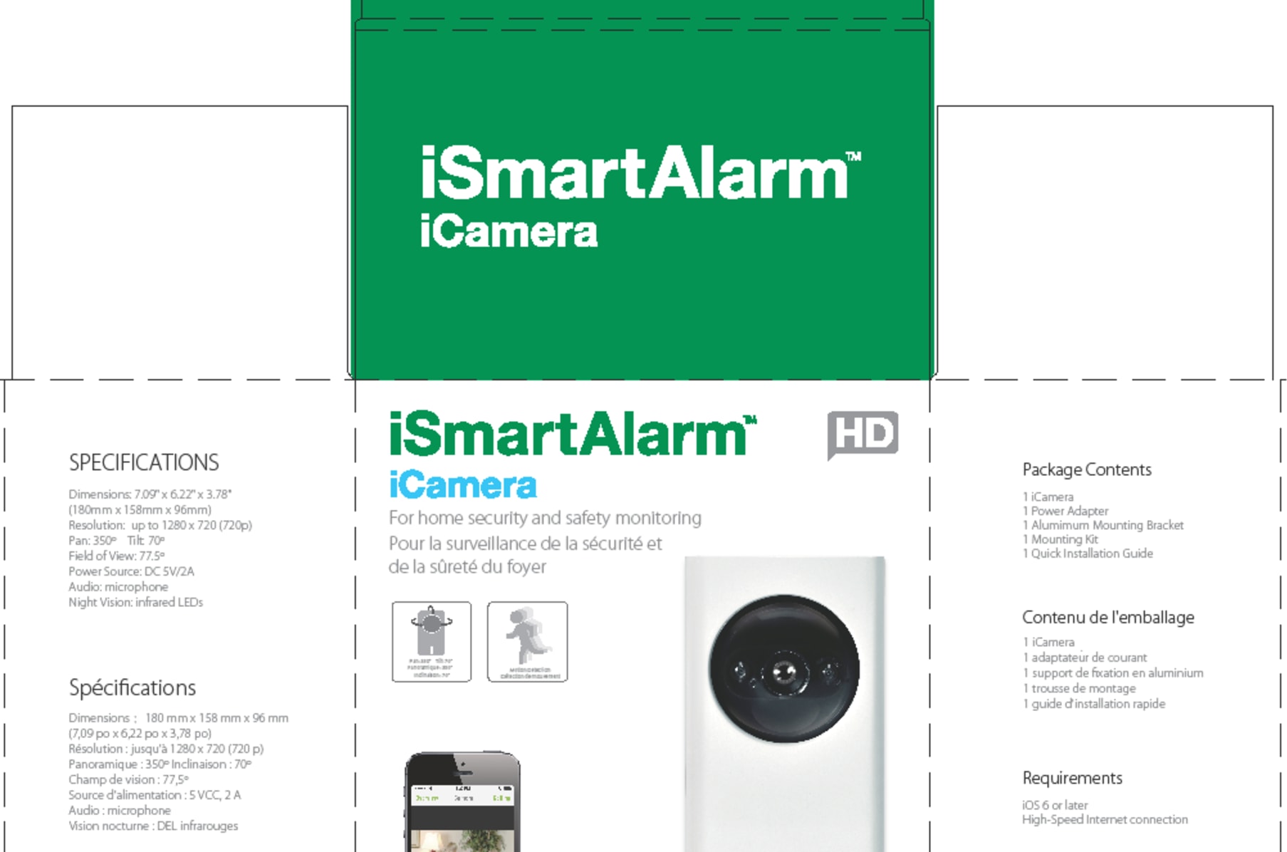 The iCamera KEEP HD Video from iSmartAlarm Indiegogo