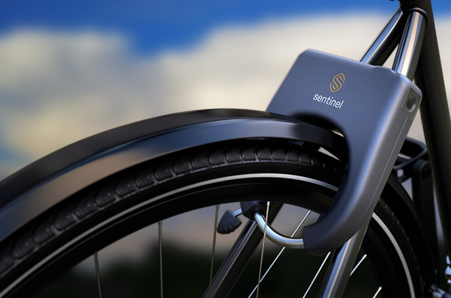 Sentinel bike lock clearance