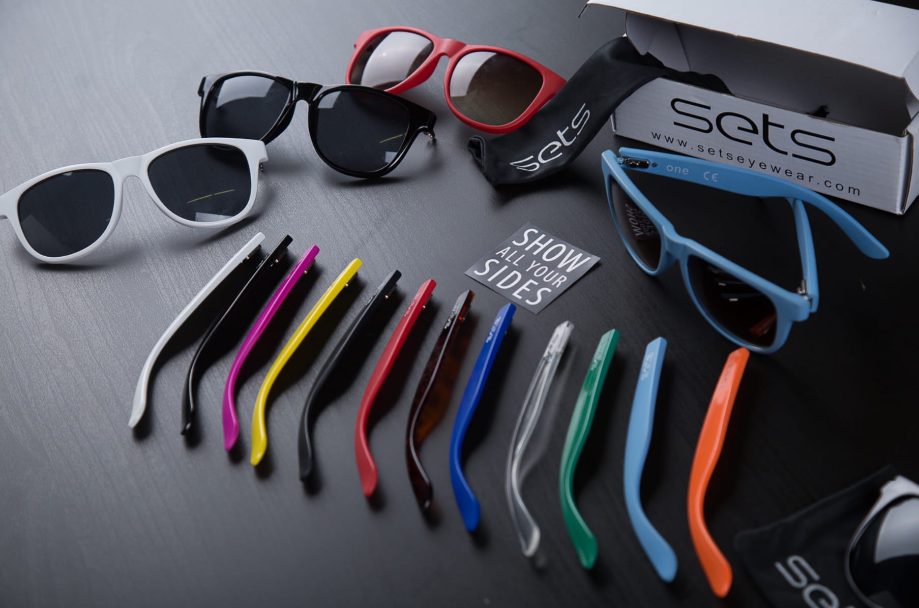 Attachable eyeglass wipers sales