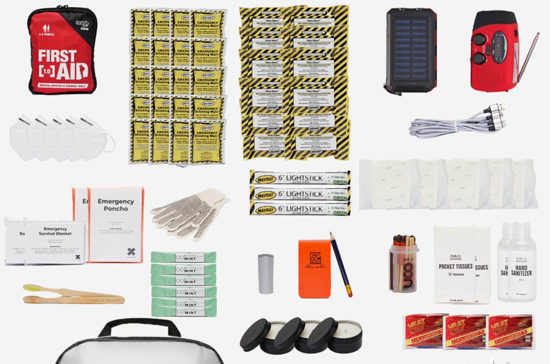 GO BAG emergency survival kit (Handy) Grab bag