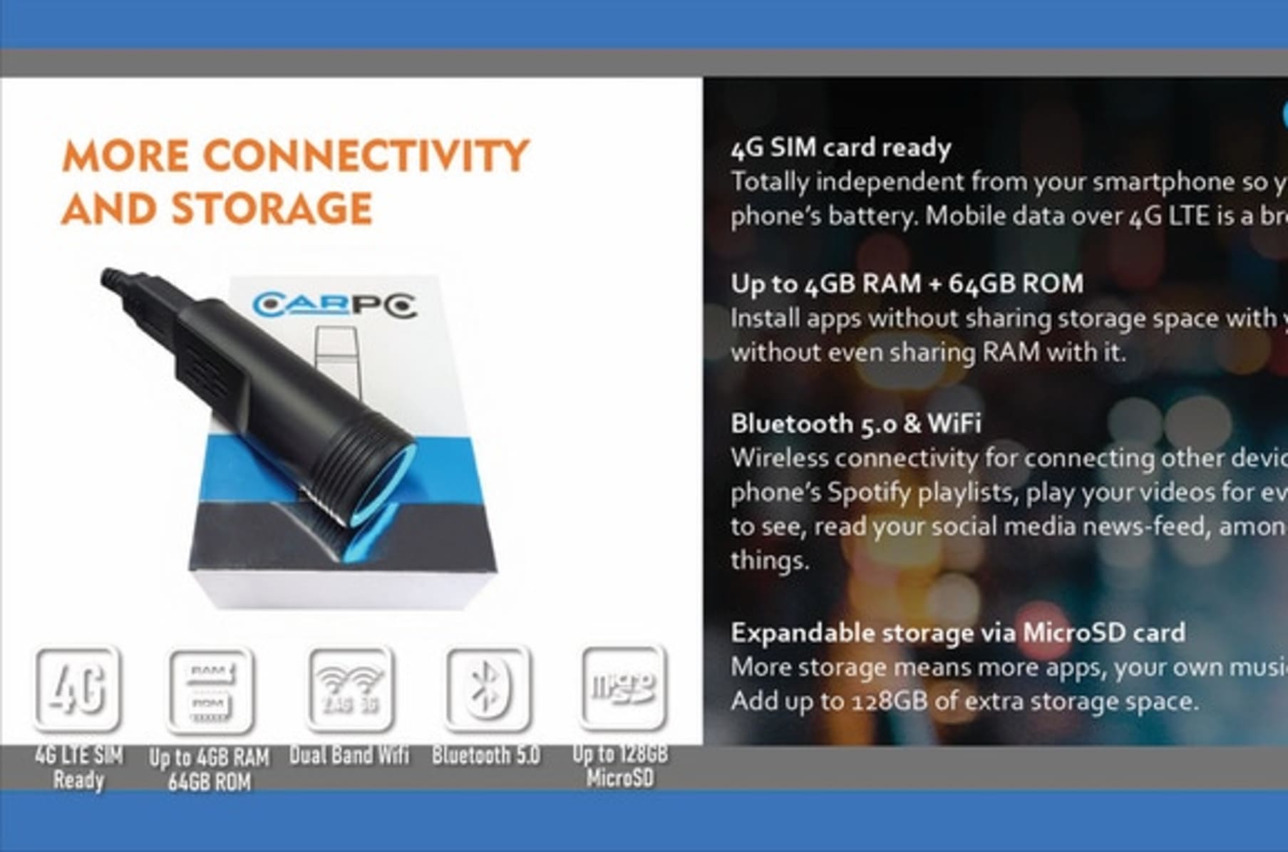 CarPC AADongle add Android, GPS, 4G Mini PC to Car | Indiegogo