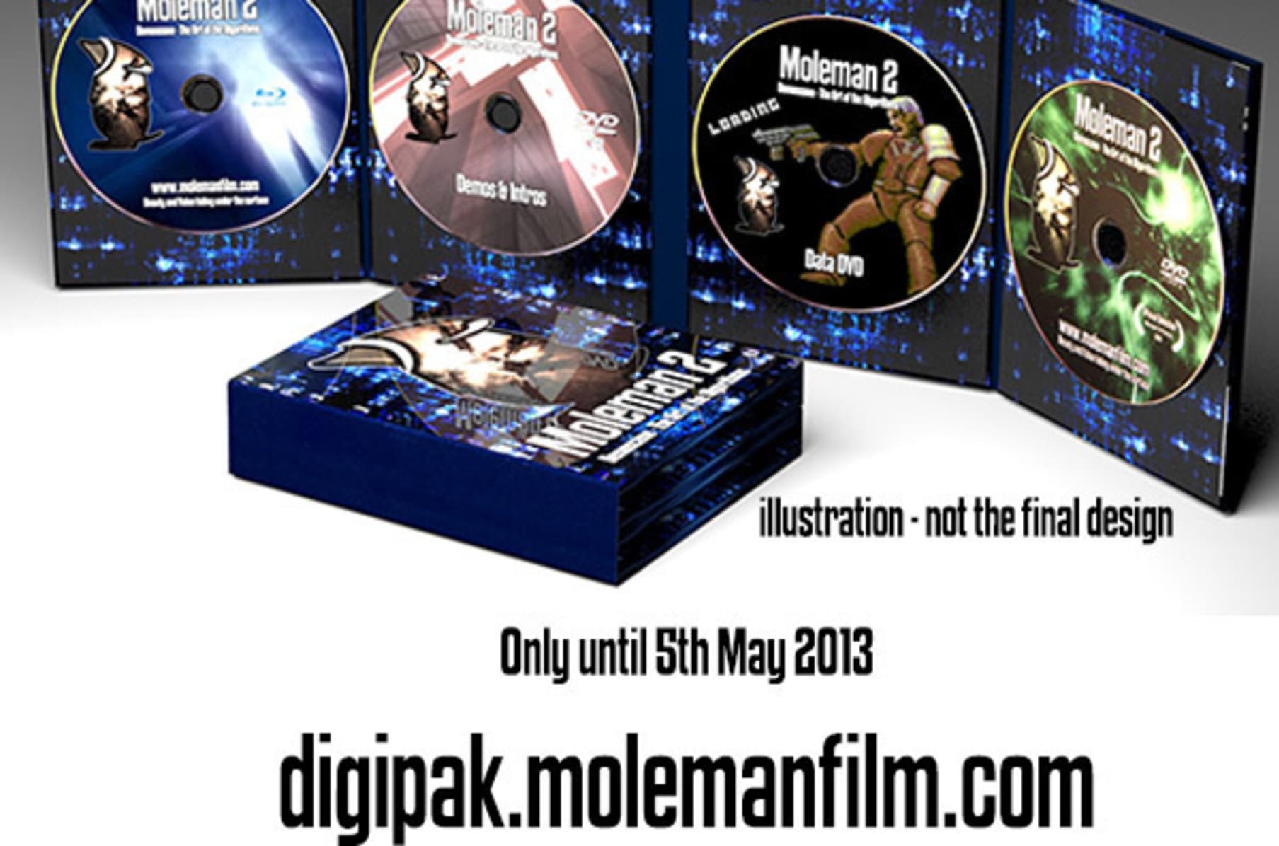 Moleman 2 - Demoscene: Digipak | Indiegogo