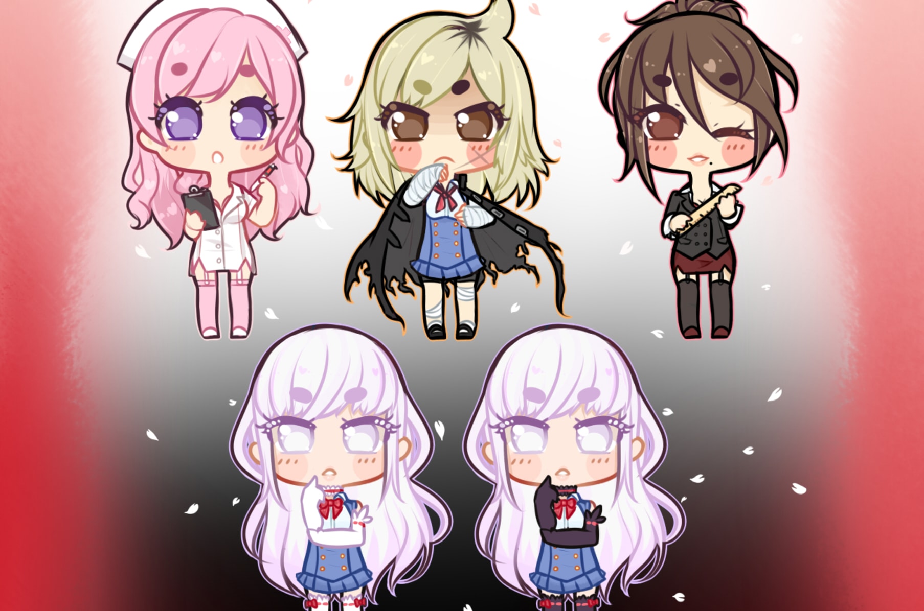 Yandere Simulator Chibi Charms Indiegogo