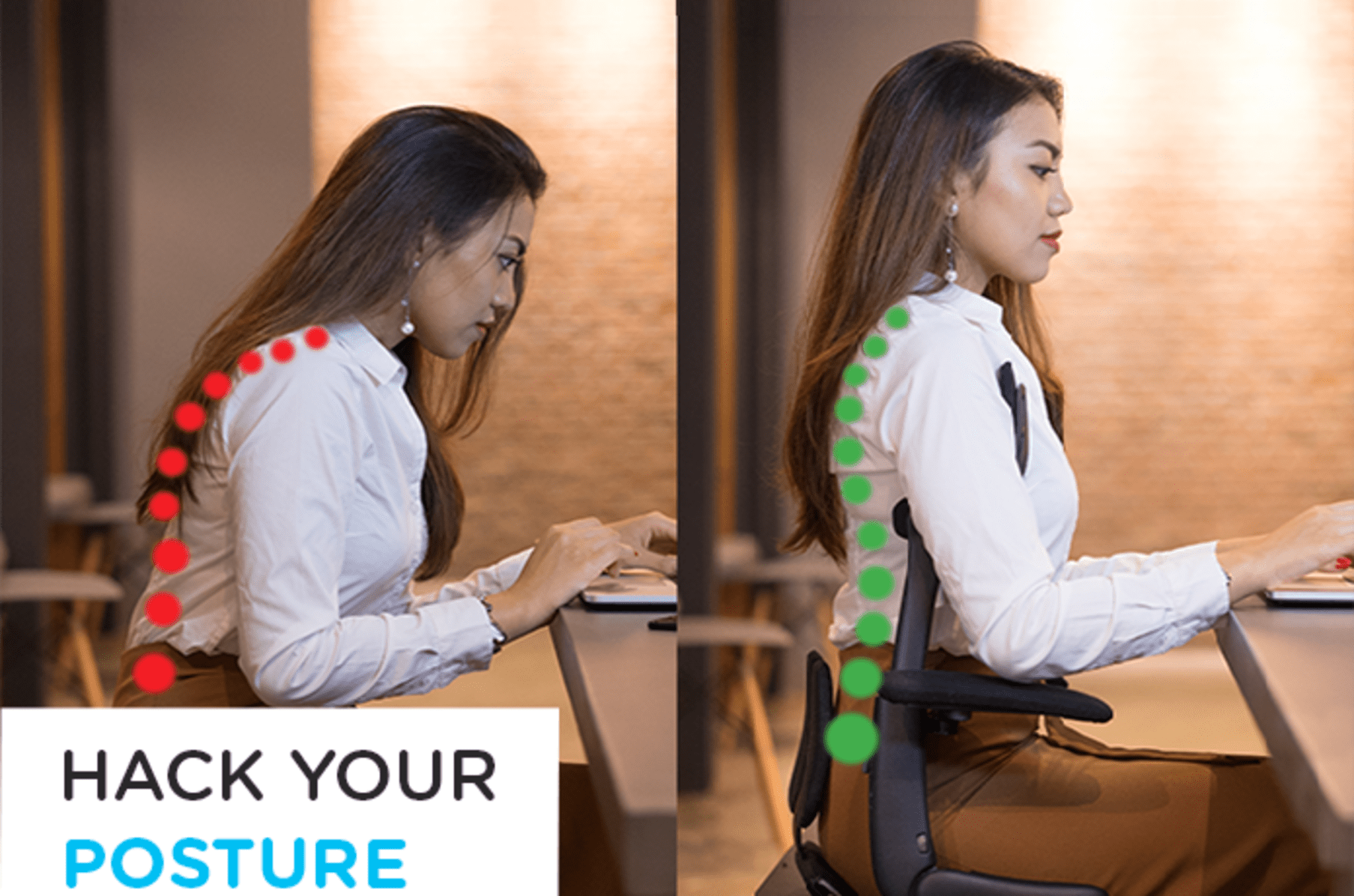 Enyware The Posture Seat: Turn an ordinary chair into a healthy chair. –  Astride Bionix