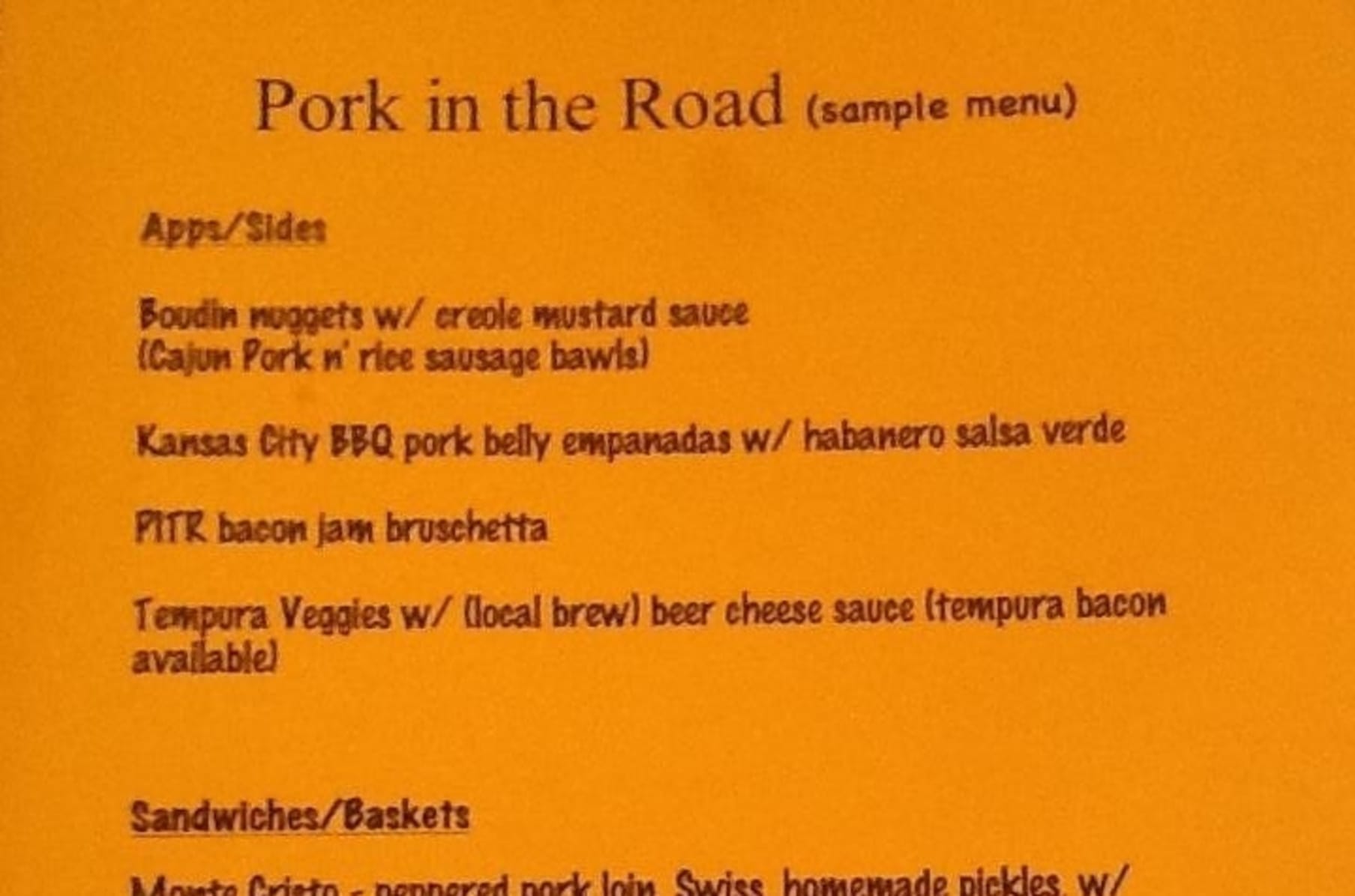 Put Pork In The Road On The Streets 2 0 Indiegogo