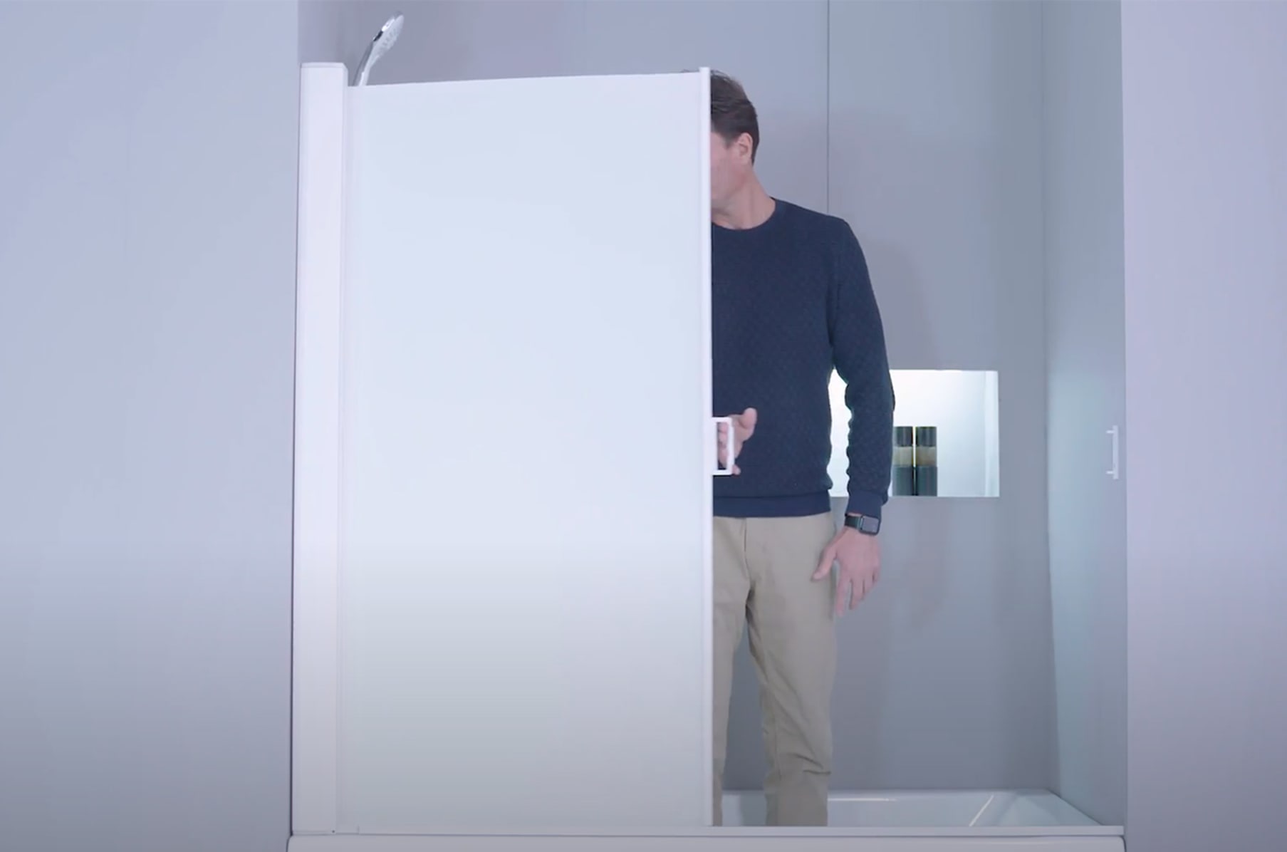 Retractable 2025 shower door